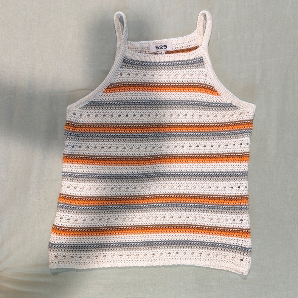 525 America Women’s Striped Knit top. Size small